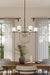 Minka-Lavery - 2065-899 - Six Light Chandelier - Seville - Dark Matte Black
