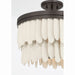 Minka-Lavery - 2076-860 - Six Light Semi-Flush Mount - Briscade - Dark Bronze