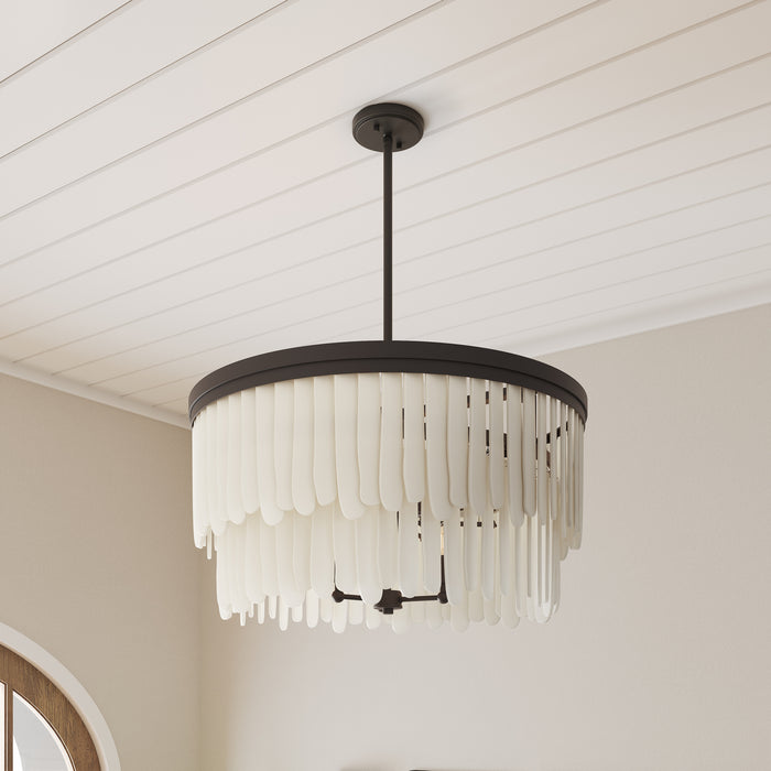 Minka-Lavery - 2079-860 - Nine Light Pendant - Briscade - Dark Bronze