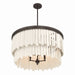 Minka-Lavery - 2079-860 - Nine Light Pendant - Briscade - Dark Bronze
