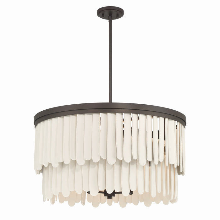 Minka-Lavery - 2079-860 - Nine Light Pendant - Briscade - Dark Bronze