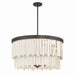 Minka-Lavery - 2079-860 - Nine Light Pendant - Briscade - Dark Bronze