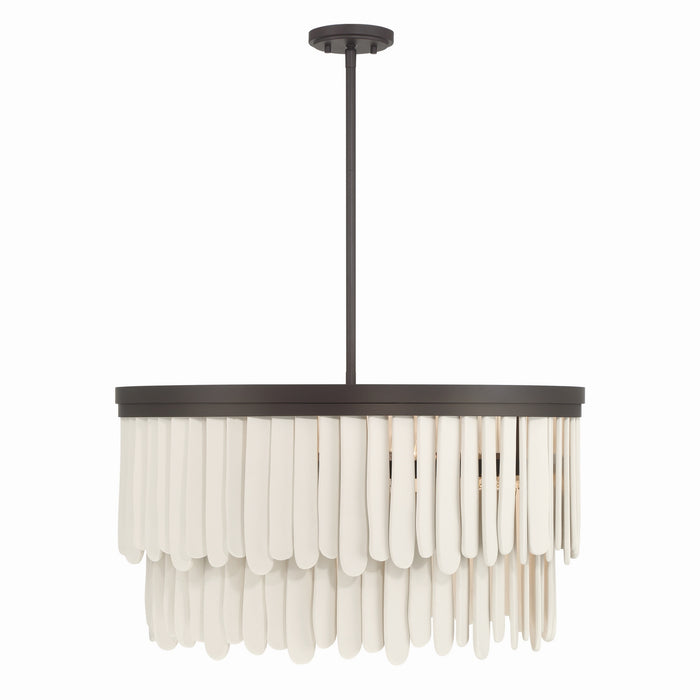 Minka-Lavery - 2079-860 - Nine Light Pendant - Briscade - Dark Bronze