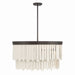 Minka-Lavery - 2079-860 - Nine Light Pendant - Briscade - Dark Bronze