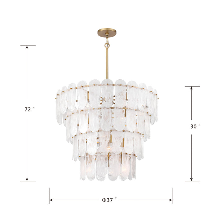 Minka-Lavery - 2250-732 - 15 Light Pendant - Oldmill - Legacy Brass
