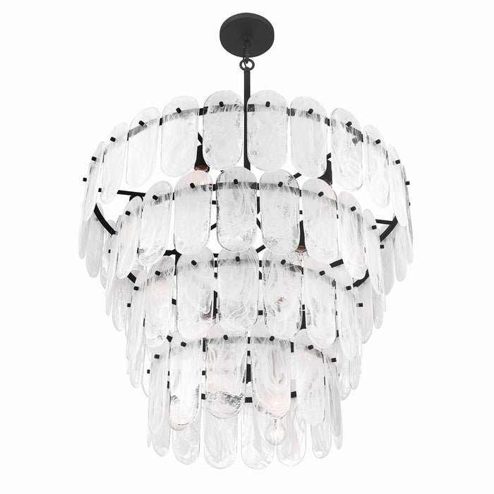 Minka-Lavery - 2250-899 - 15 Light Pendant - Oldmill - Dark Matte Black