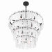 Minka-Lavery - 2250-899 - 15 Light Pendant - Oldmill - Dark Matte Black