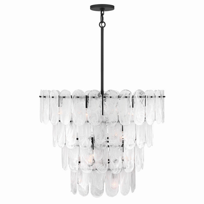 Minka-Lavery - 2250-899 - 15 Light Pendant - Oldmill - Dark Matte Black