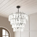 Minka-Lavery - 2250-899 - 15 Light Pendant - Oldmill - Dark Matte Black