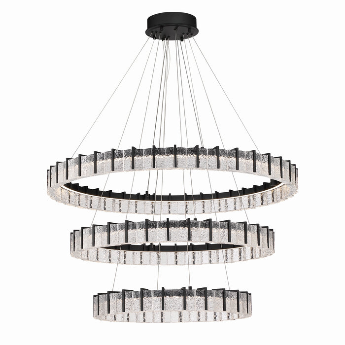 Minka-Lavery - 2410-899-L - LED Chandelier - Sevryn - Dark Matte Black