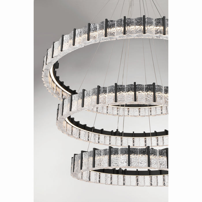 Minka-Lavery - 2410-899-L - LED Chandelier - Sevryn - Dark Matte Black