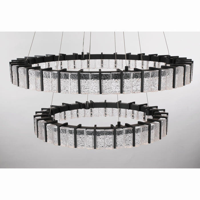 Minka-Lavery - 2410-899-L - LED Chandelier - Sevryn - Dark Matte Black