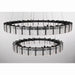 Minka-Lavery - 2410-899-L - LED Chandelier - Sevryn - Dark Matte Black