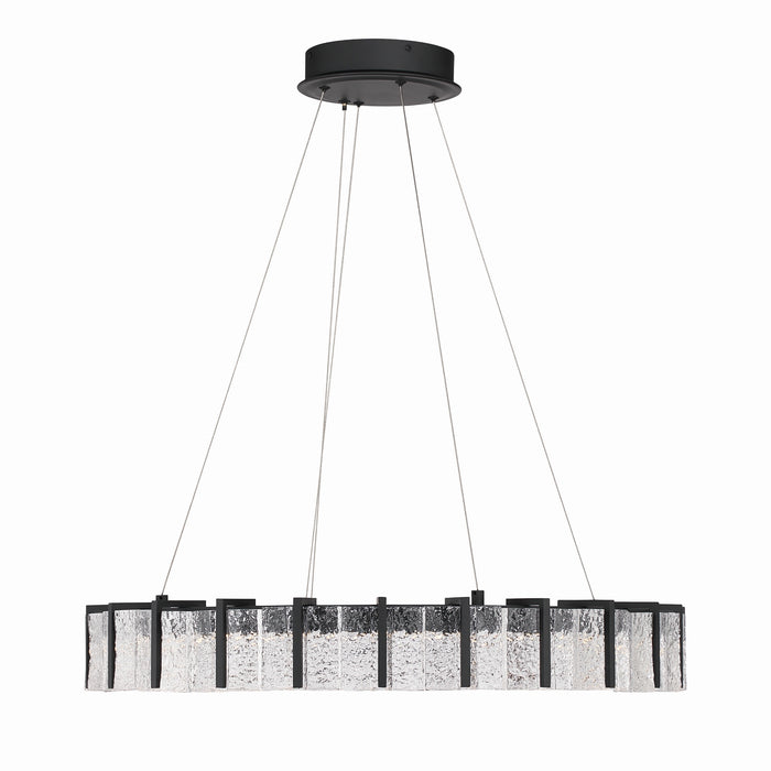 Minka-Lavery - 2415-899-L - LED Pendant - Sevryn - Dark Matte Black