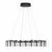 Minka-Lavery - 2415-899-L - LED Pendant - Sevryn - Dark Matte Black