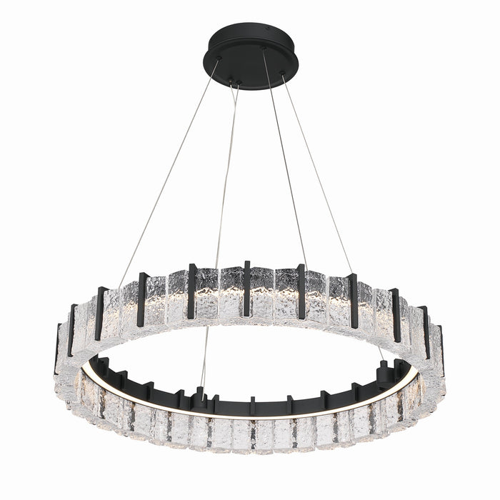 Minka-Lavery - 2415-899-L - LED Pendant - Sevryn - Dark Matte Black