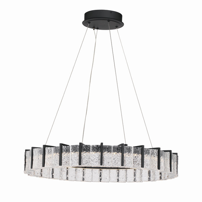 Minka-Lavery - 2415-899-L - LED Pendant - Sevryn - Dark Matte Black