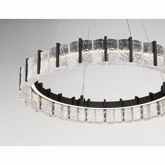 Minka-Lavery - 2415-899-L - LED Pendant - Sevryn - Dark Matte Black