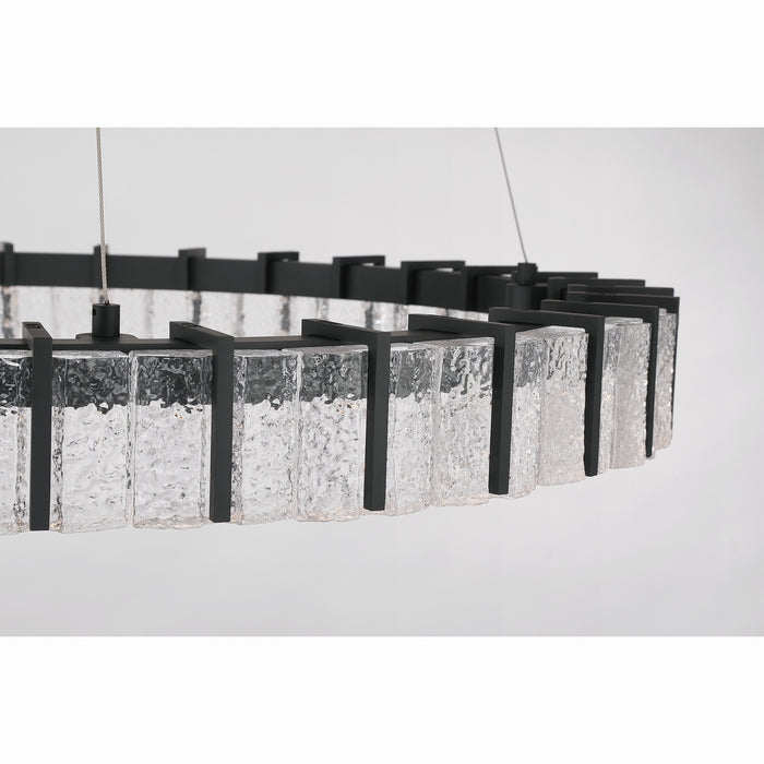 Minka-Lavery - 2415-899-L - LED Pendant - Sevryn - Dark Matte Black