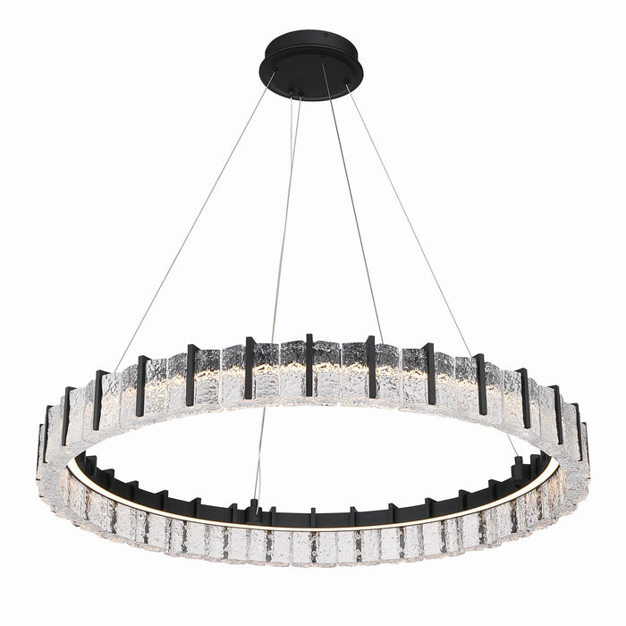 Minka-Lavery - 2416-899-L - LED Pendant - Sevryn - Dark Matte Black
