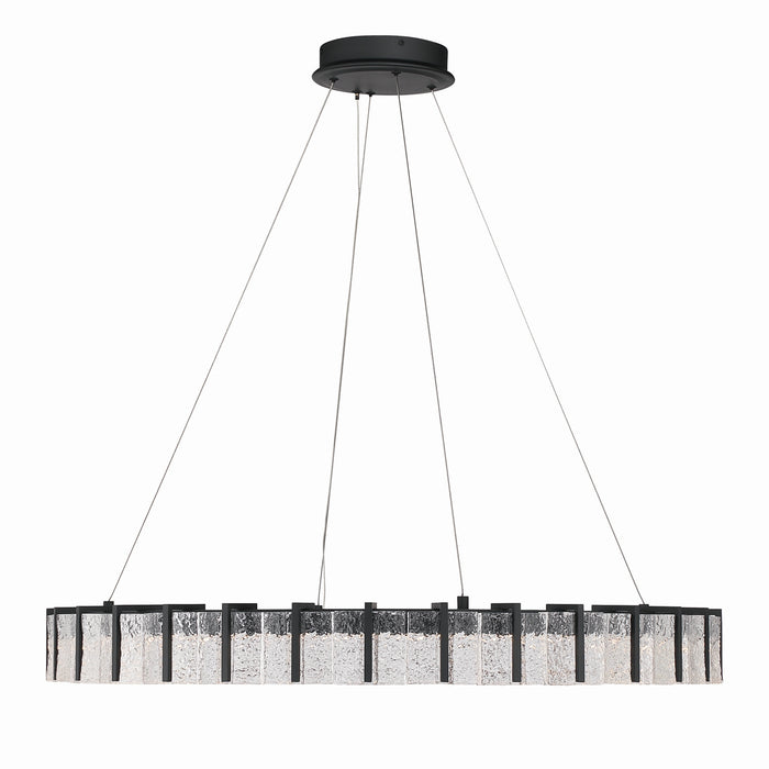 Minka-Lavery - 2416-899-L - LED Pendant - Sevryn - Dark Matte Black