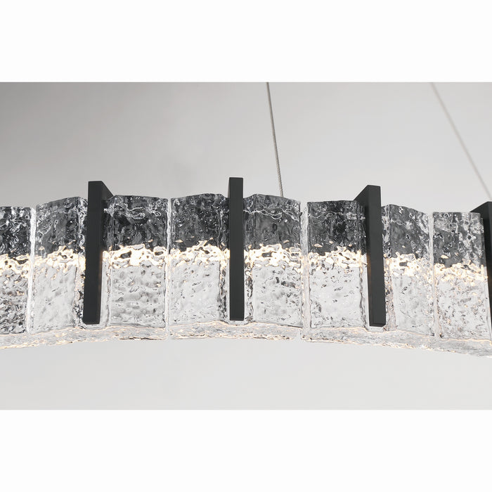 Minka-Lavery - 2416-899-L - LED Pendant - Sevryn - Dark Matte Black