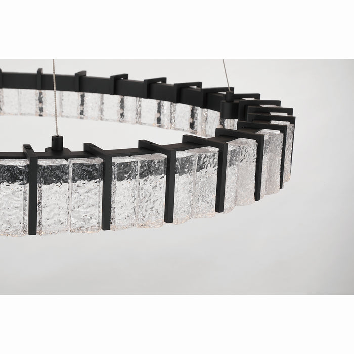 Minka-Lavery - 2419-899-L - LED Chandelier - Sevryn - Dark Matte Black