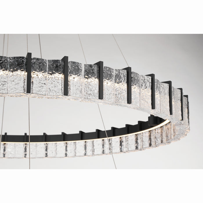 Minka-Lavery - 2419-899-L - LED Chandelier - Sevryn - Dark Matte Black