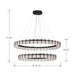 Minka-Lavery - 2419-899-L - LED Chandelier - Sevryn - Dark Matte Black