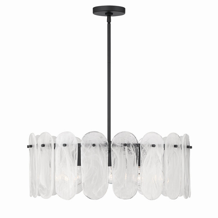 Minka-Lavery - 2595-899 - Five Light Pendant - Oldmill - Dark Matte Black