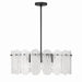 Minka-Lavery - 2595-899 - Five Light Pendant - Oldmill - Dark Matte Black