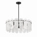 Minka-Lavery - 2595-899 - Five Light Pendant - Oldmill - Dark Matte Black