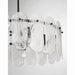Minka-Lavery - 2595-899 - Five Light Pendant - Oldmill - Dark Matte Black