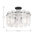 Minka-Lavery - 2596-899 - Three Light Semi-Flush Mount - Oldmill - Dark Matte Black