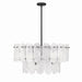 Minka-Lavery - 2599-899 - Nine Light Pendant - Oldmill - Dark Matte Black