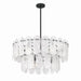 Minka-Lavery - 2599-899 - Nine Light Pendant - Oldmill - Dark Matte Black