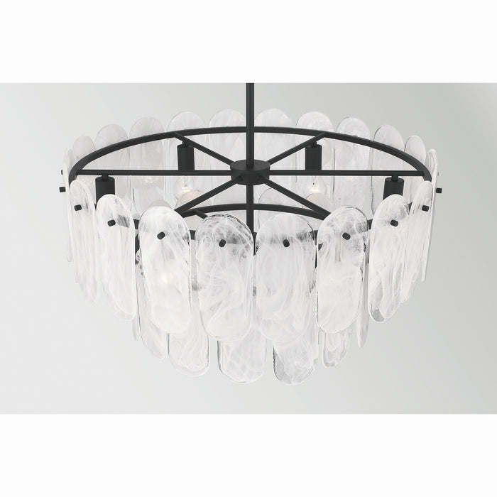 Minka-Lavery - 2599-899 - Nine Light Pendant - Oldmill - Dark Matte Black