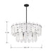 Minka-Lavery - 2599-899 - Nine Light Pendant - Oldmill - Dark Matte Black