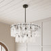 Minka-Lavery - 2599-899 - Nine Light Pendant - Oldmill - Dark Matte Black