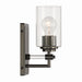 Minka-Lavery - 2641-749 - One Light Bath Sconce - Binsly - Rustic Gun Metal