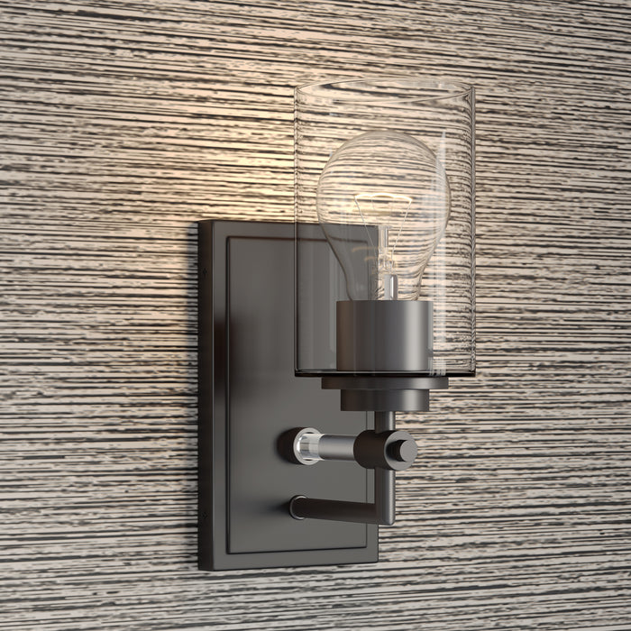 Minka-Lavery - 2641-749 - One Light Bath Sconce - Binsly - Rustic Gun Metal