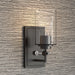 Minka-Lavery - 2641-749 - One Light Bath Sconce - Binsly - Rustic Gun Metal