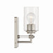 Minka-Lavery - 2641-84 - One Light Bath Sconce - Binsly - Brushed Nickel