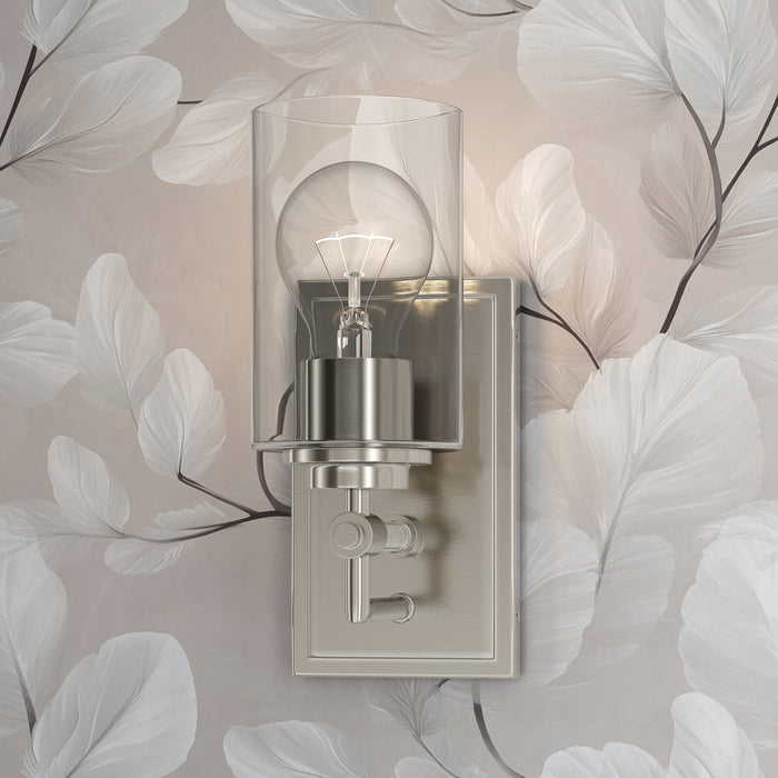 Minka-Lavery - 2641-84 - One Light Bath Sconce - Binsly - Brushed Nickel