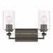 Minka-Lavery - 2642-749 - Two Light Vanity - Binsly - Rustic Gun Metal