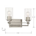 Minka-Lavery - 2642-84 - Two Light Vanity - Binsly - Brushed Nickel