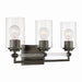 Minka-Lavery - 2643-749 - Three Light Vanity - Binsly - Rustic Gun Metal