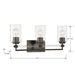 Minka-Lavery - 2643-749 - Three Light Vanity - Binsly - Rustic Gun Metal