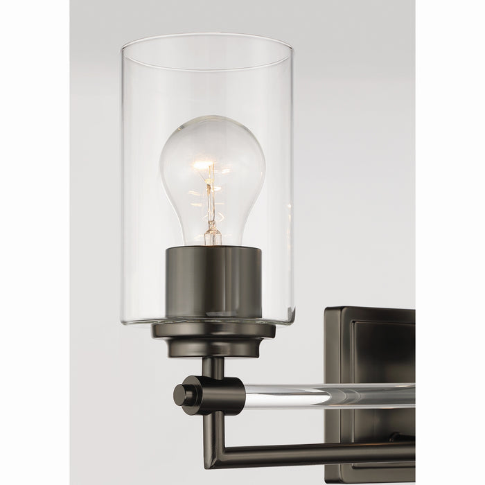 Minka-Lavery - 2643-749 - Three Light Vanity - Binsly - Rustic Gun Metal