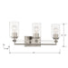 Minka-Lavery - 2643-84 - Three Light Vanity - Binsly - Brushed Nickel